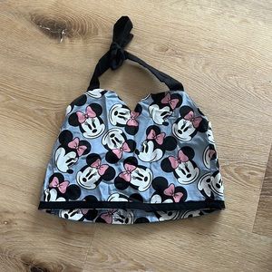 Minnie Mouse tie halter top
